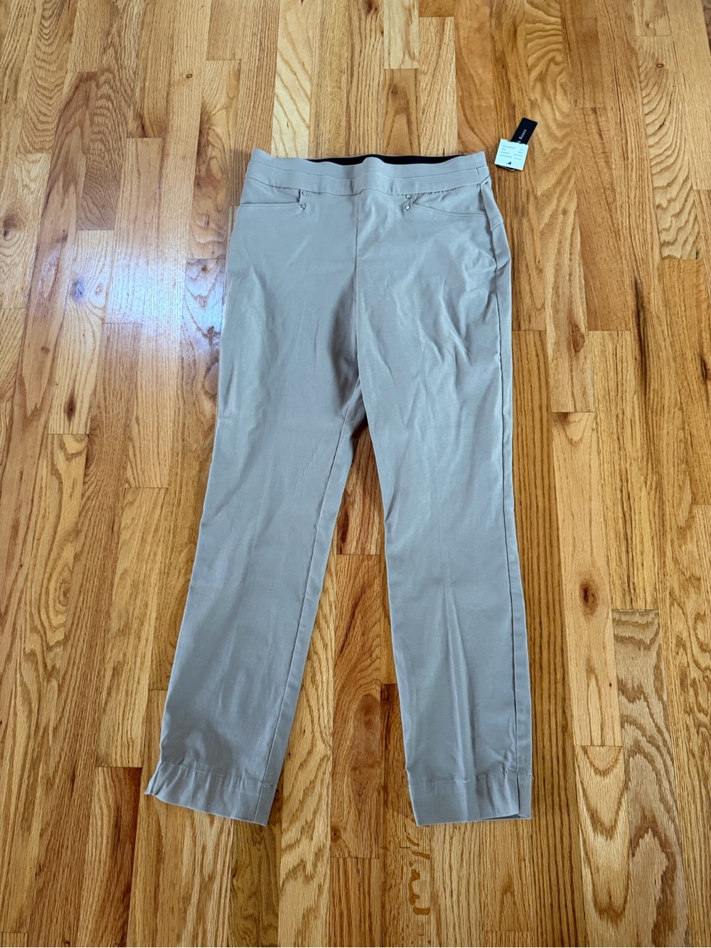 Women's Straight-Leg Pants in Light Taupe — Sleek Everyday Style